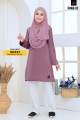 DANIA V2 JERSEY MUSLIMAH DEWASA - KH037 PINK BELACAN & FUSCHIA