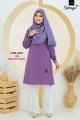 SAFEEYA COTTON DEWASA - K624 DARK DUSTY PURPLE