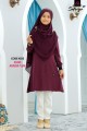 SAFEEYA COTTON KIDS - KD446 PLUM MAROON