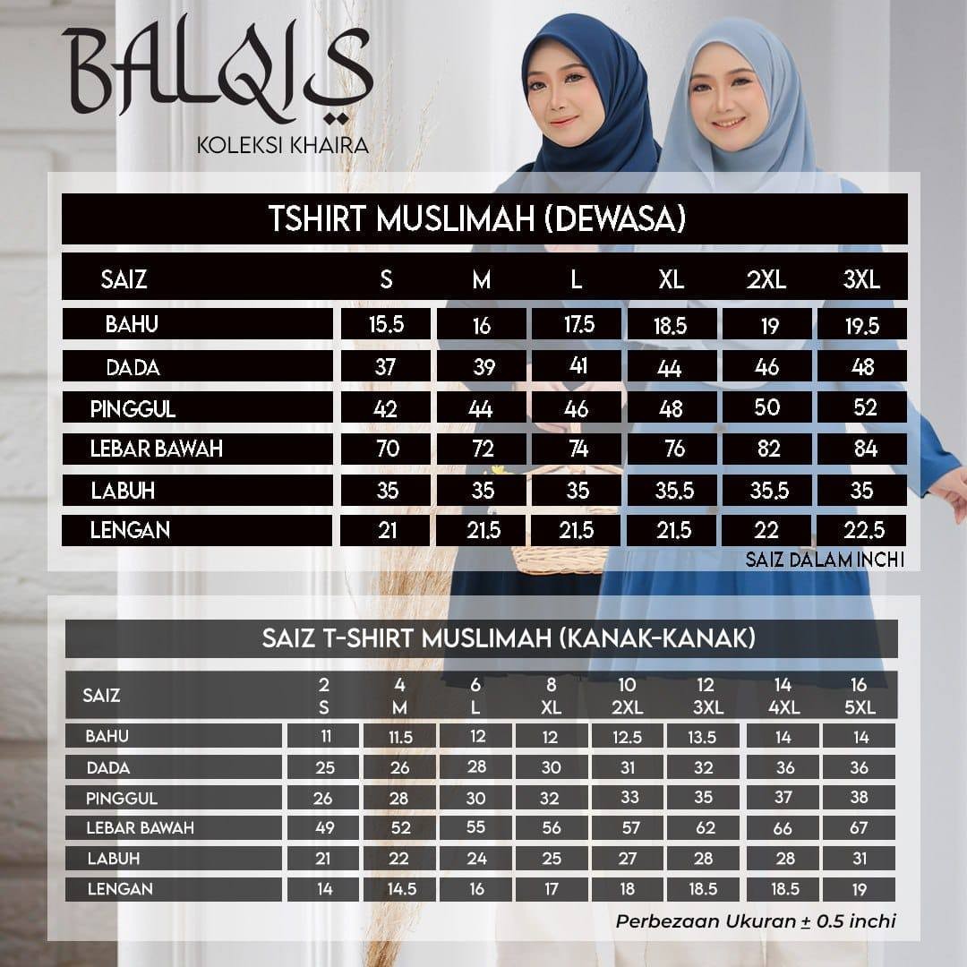 BALQIS COTTON DEWASA- K656 PINK BANDUNG