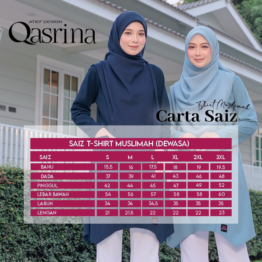 QASRINA COTTON DEWASA - K690 MIDNIGHT