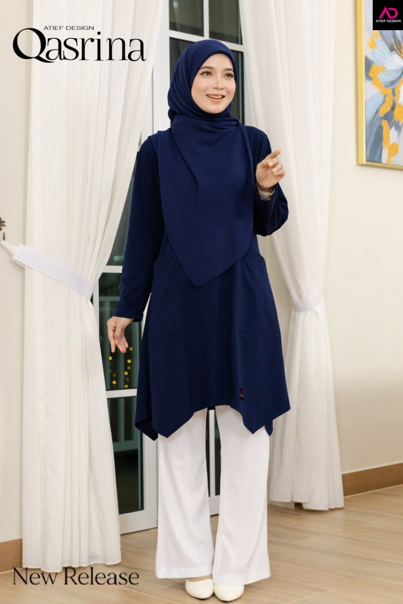 QASRINA COTTON DEWASA - K690 MIDNIGHT