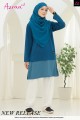 AZRAA JERSEY MUSLIMAH- KH065 DENIM BLUE