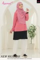 AZRAA JERSEY MUSLIMAH- KH075 DUSTY PINK