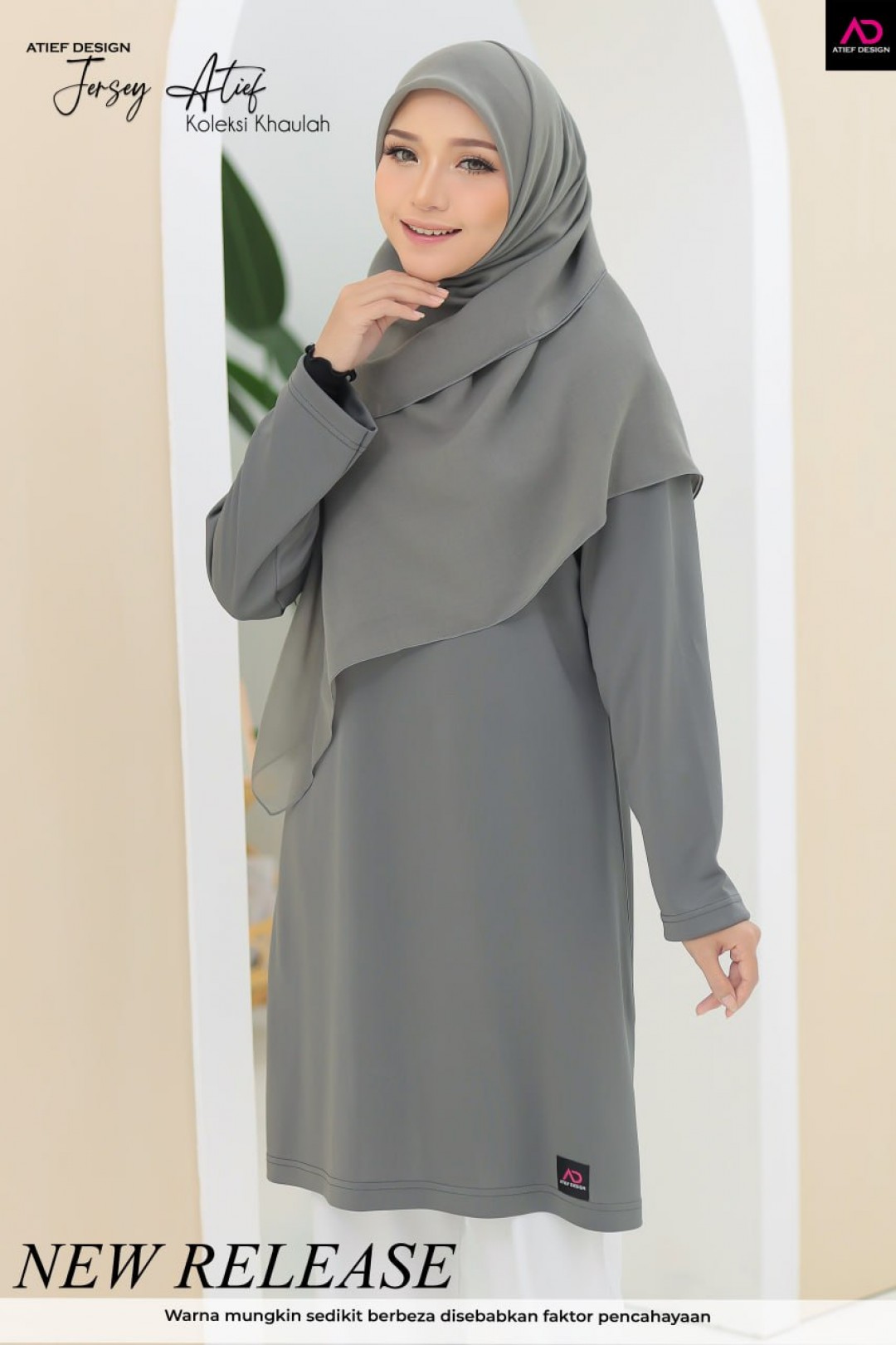 JERSEY ATIEF- KH053 GREY