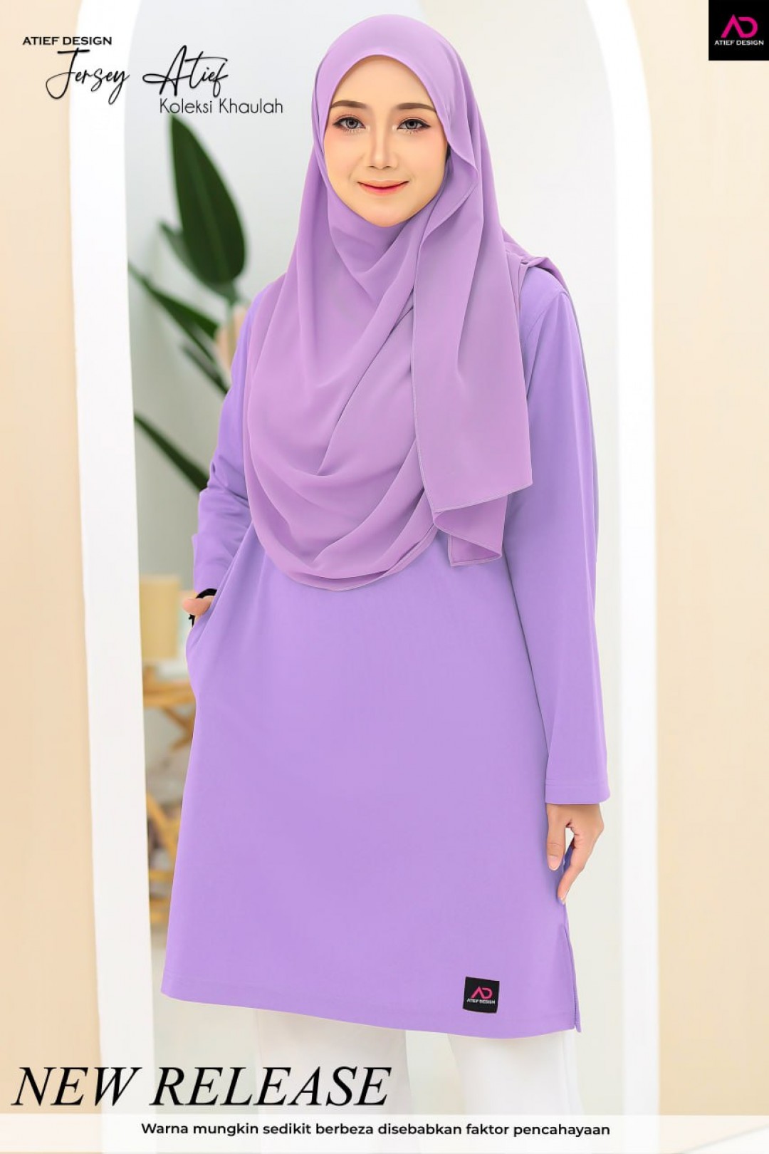 JERSEY ATIEF- KH062 LILAC