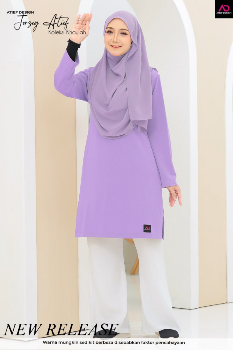 JERSEY ATIEF- KH062 LILAC