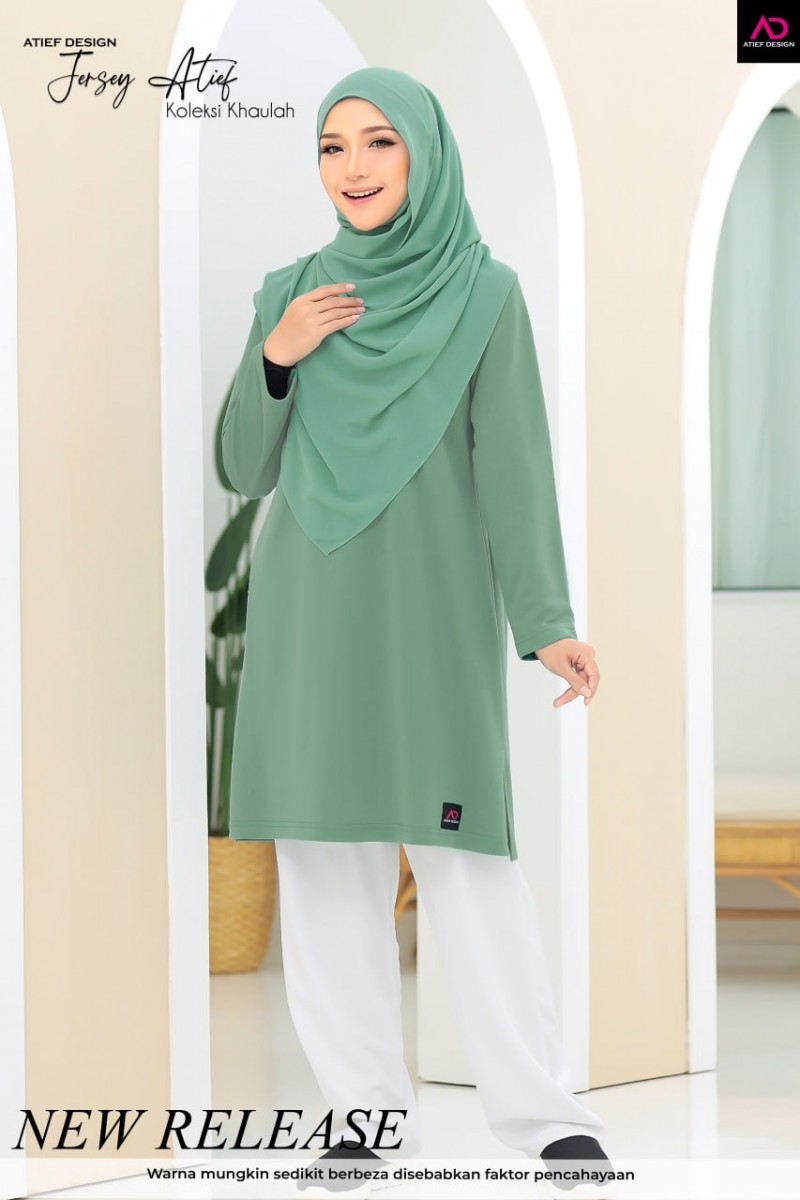JERSEY ATIEF- KH060 MINT GREEN