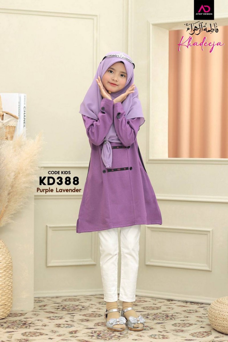 KHADEEJA COTTON KIDS (M) - PURPLE