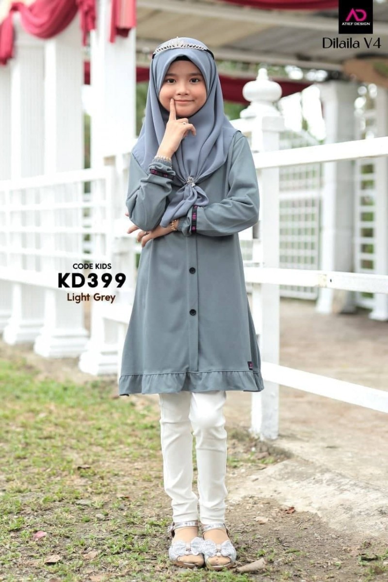 DILAILA COTTON KIDS (S) - LIGHT GREY