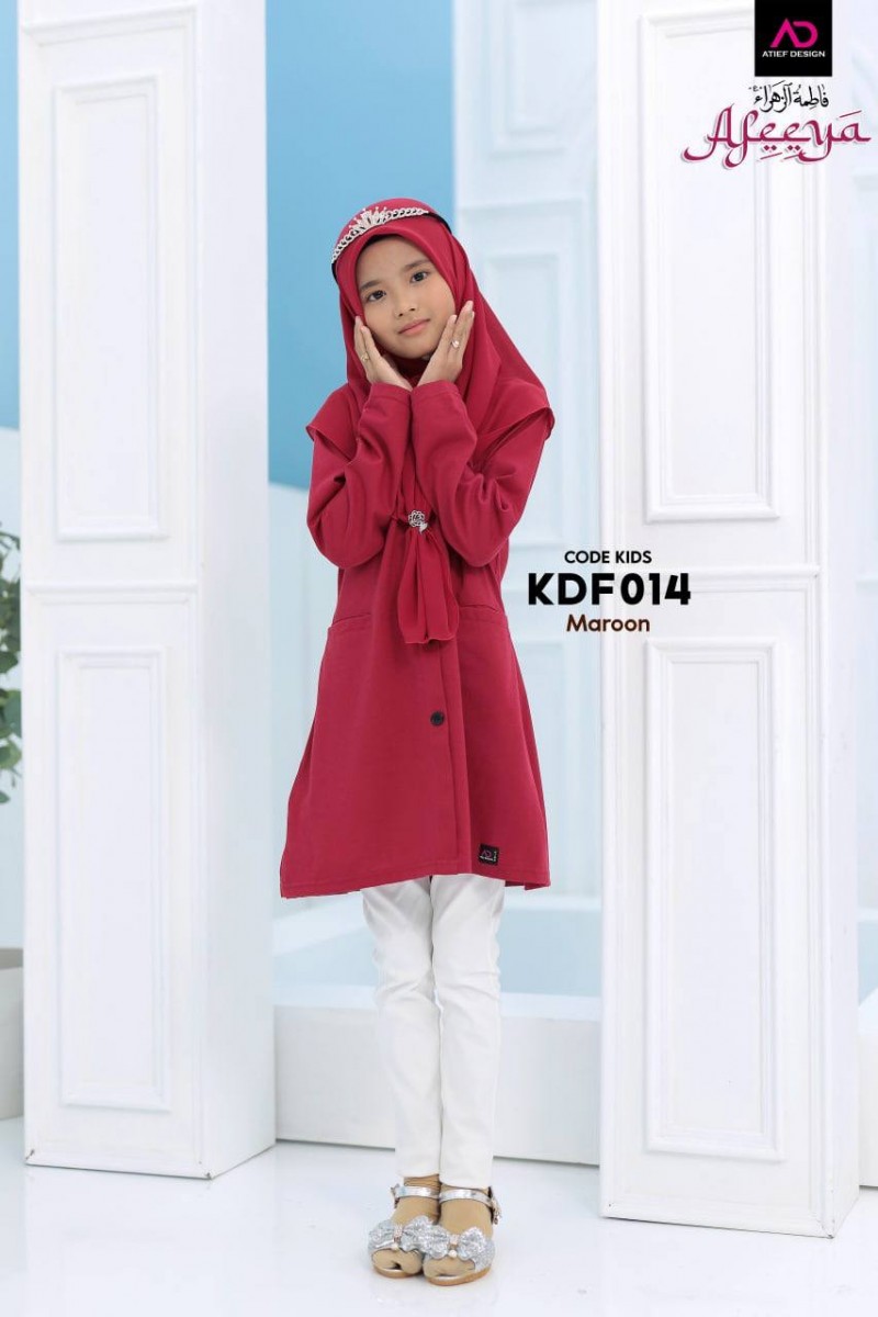 AFEEYA COTTON KIDS (XL) - MAROON