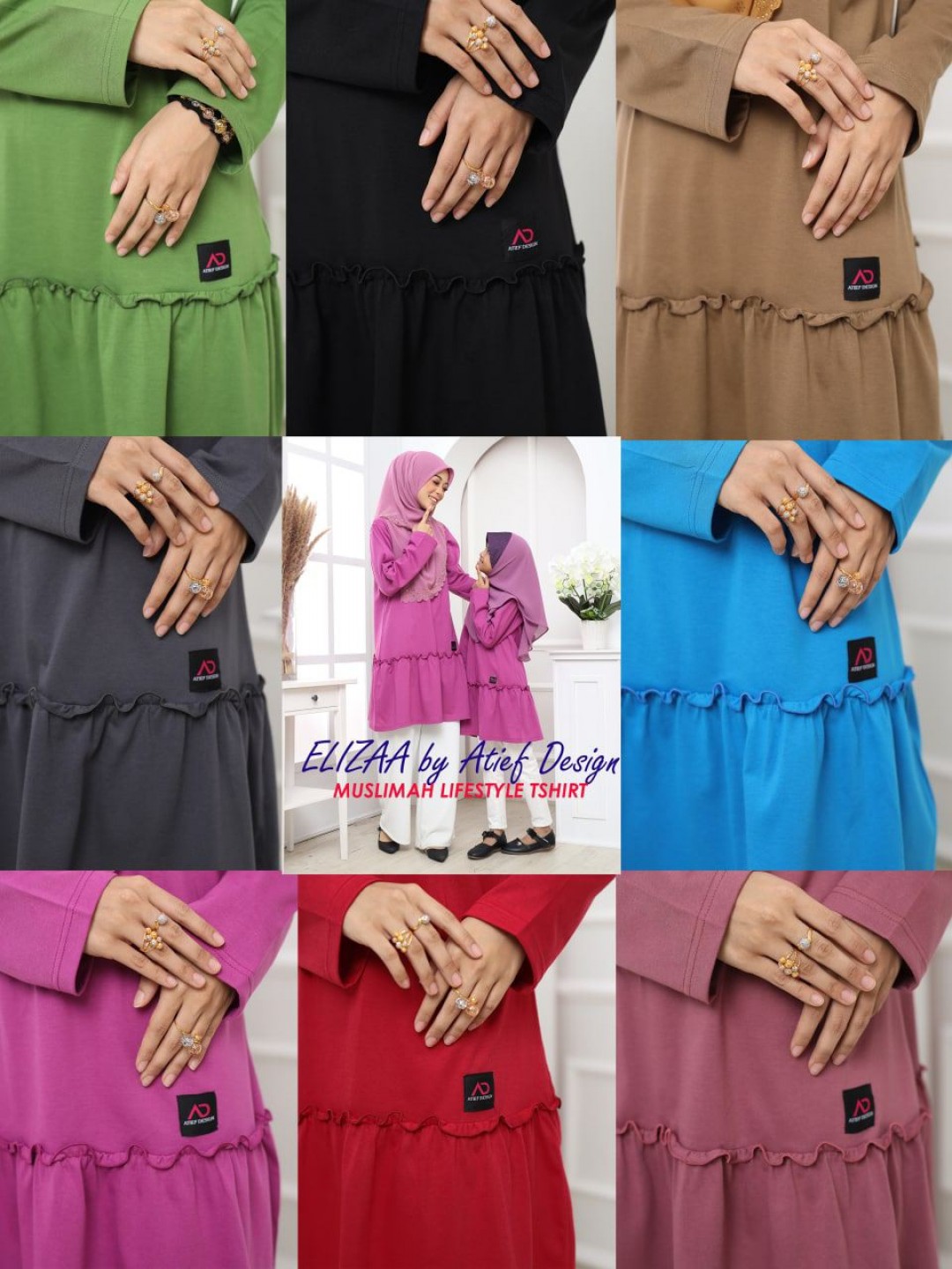 ELIZAA COTTON (XL) - DUSTY PURPLE