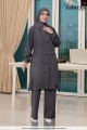SUIT ZAHEERA UMRAH SET - KP005 TONE COLOR BLACK