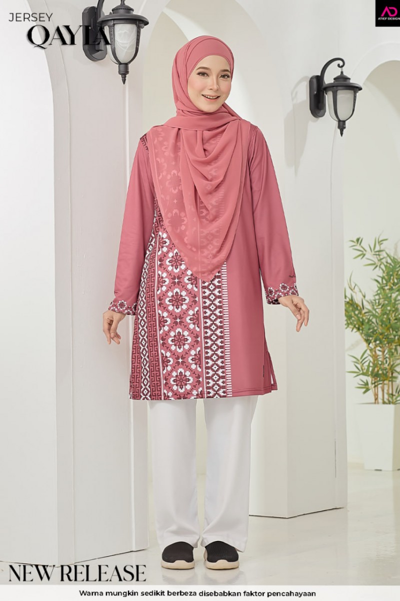 QAYLA EDISI SONGKET- SONGKET SALMON