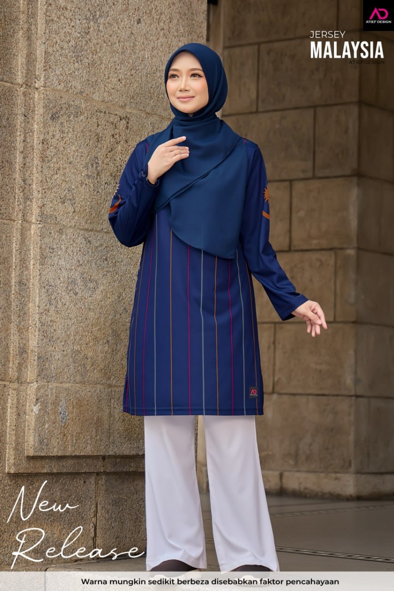 JERSI MALAYSIA - KH061 NAVY BLUE