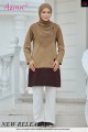 AZRAA JERSEY MUSLIMAH- KH020 PEANUT