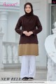 AZRAA JERSEY MUSLIMAH- KH019 DARK CHOCOLATE