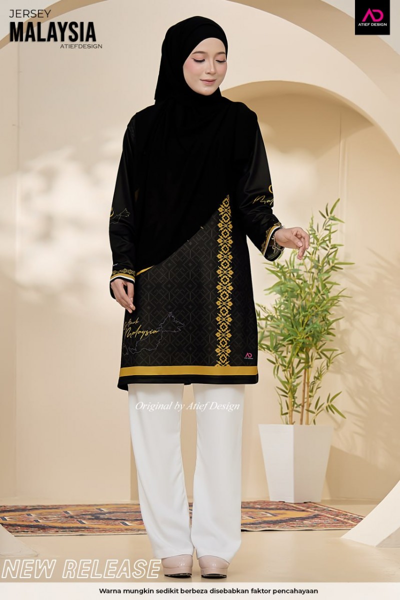 JERSI MALAYSIA - KH168 CITRA BLACK