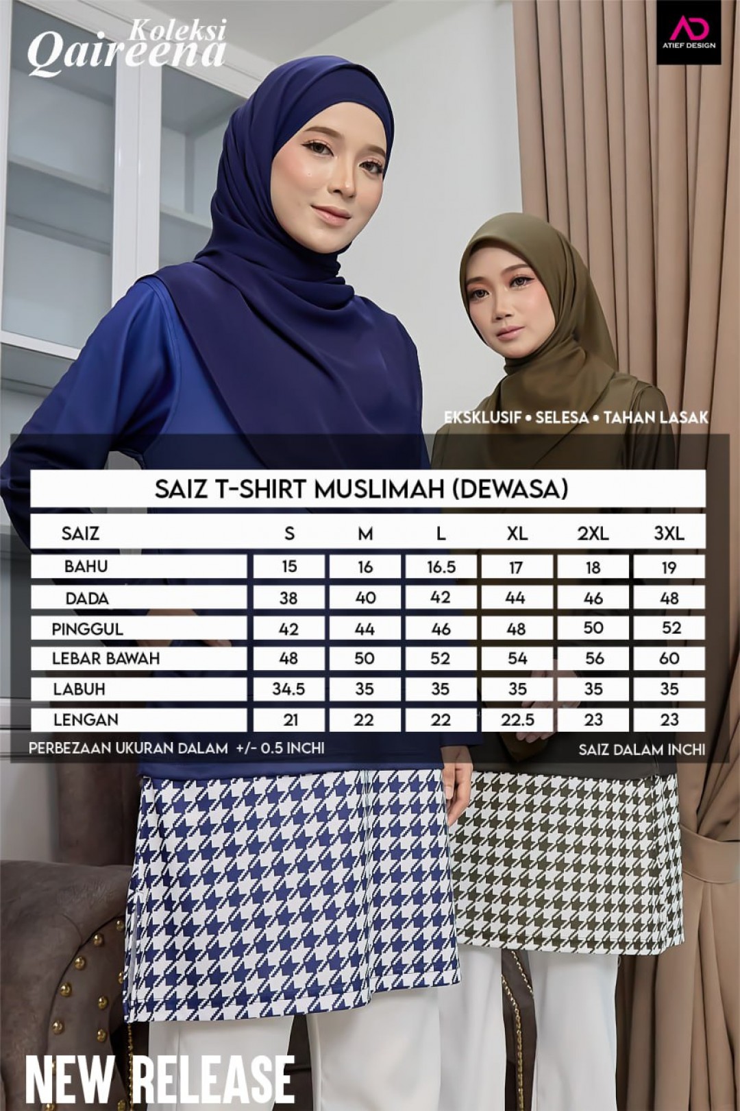 JERSI LAYLA PRINTED - KH170 BLACK