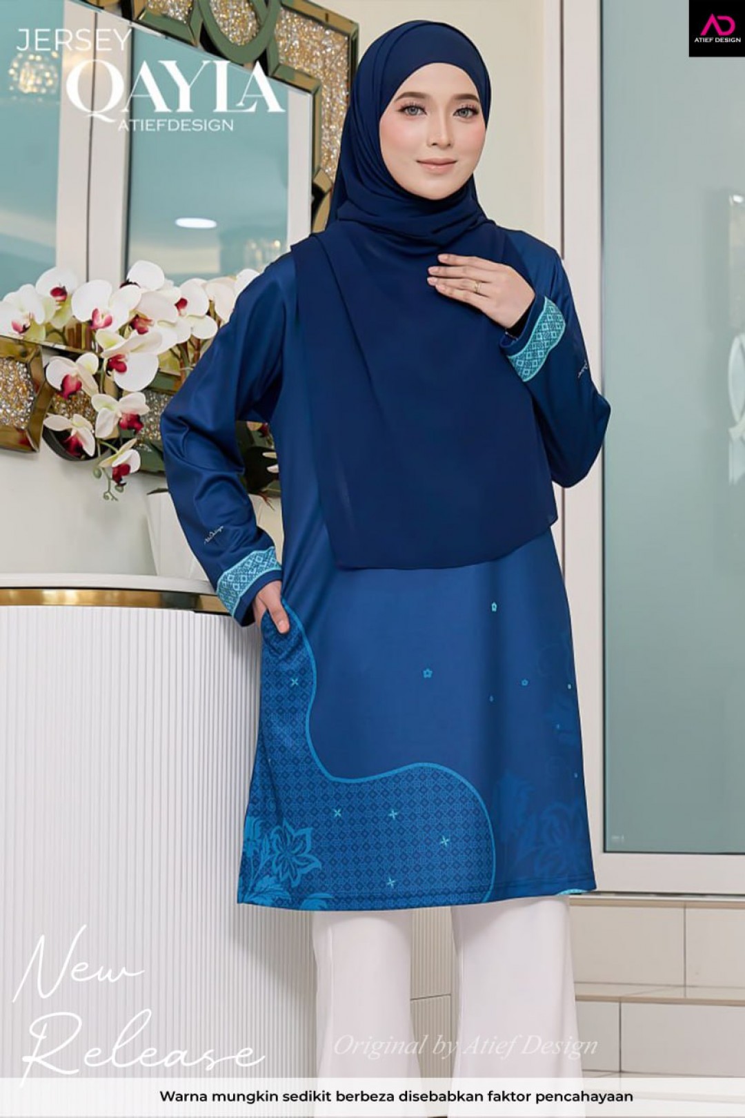QAYLA EDISI SUFI- KH183 SUFI DENIM BLUE
