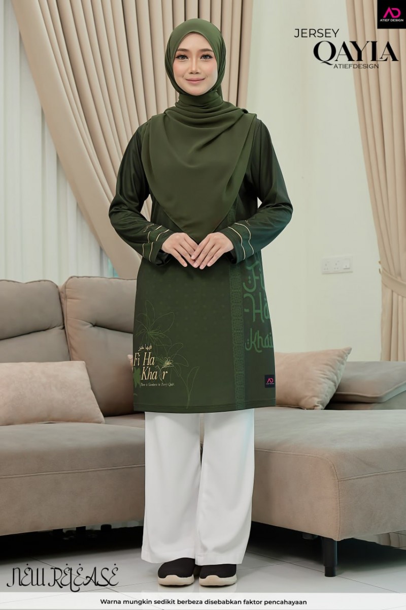 QAYLA EDISI FIHA- KH186 FIHA ARMY GREEN