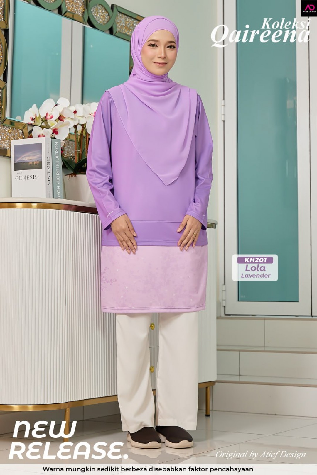 JERSI LOLA PRINTED - KH201 LOLA LAVENDER