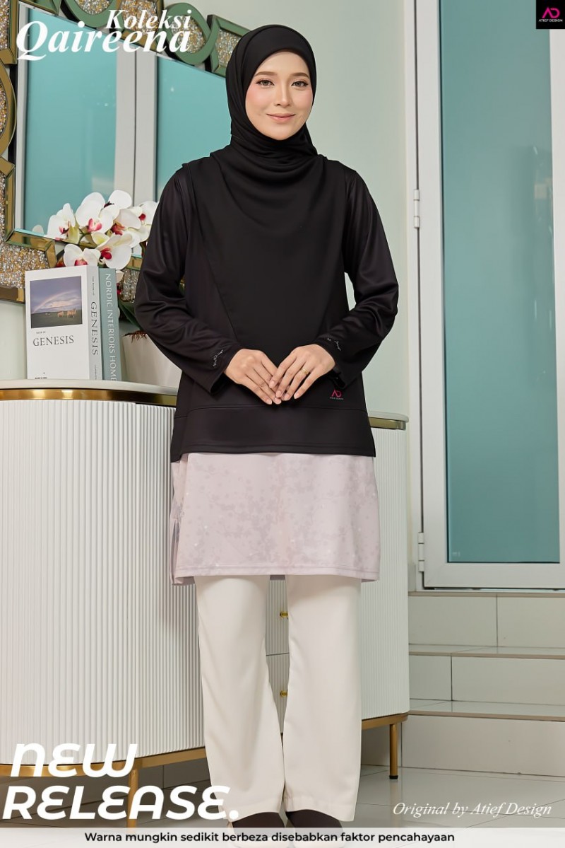 JERSI LOLA PRINTED - KH199 LOLA BLACK