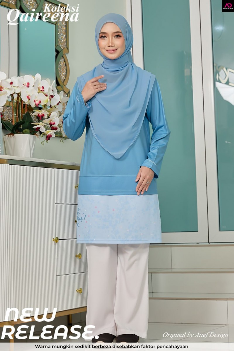 JERSI LOLA PRINTED - KH202 LOLA BABY BLUE