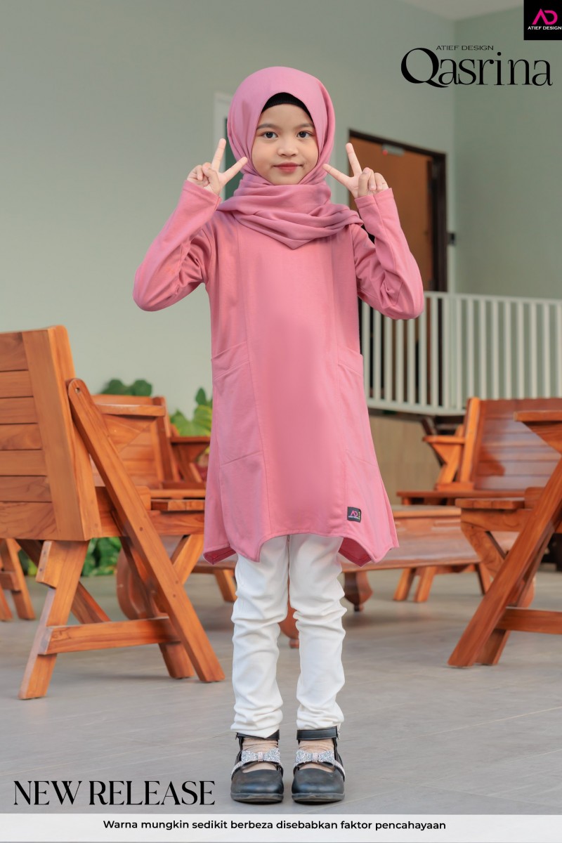 QASRINA COTTON KIDS - KD508 FLAMINGO PINK