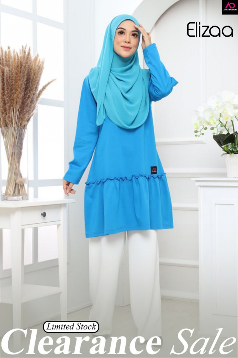 ELIZAA COTTON (L) - SKY BLUE